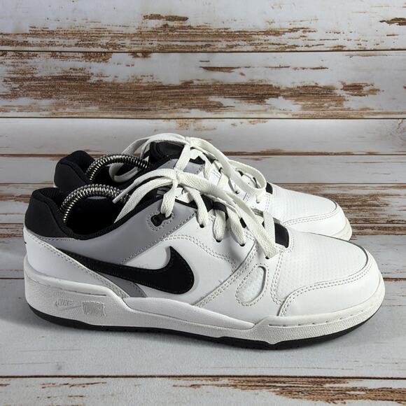 Nike Full Force Low Shoes Kids - white/black-pewter FV5929-101 Size 6 - Picture 6 of 6